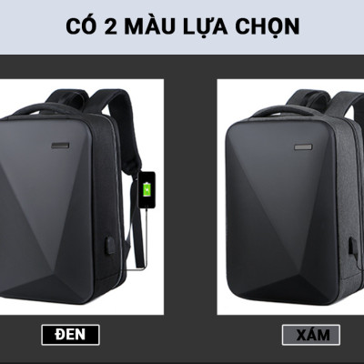 Balo Nam Tích Hợp Khóa Chống Trộm Cao Cấp Teement, Chống Rạch, Chống Nước, Chống Xước Thời Trang Phong Cách Mới - Hàng Chính Hãng