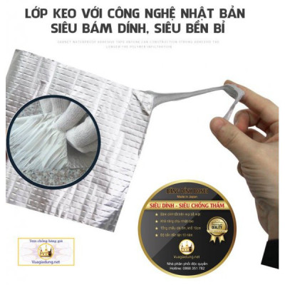 Cuộn băng keo siêu dính chống thấm mọi chất liệu 10cm dài 5m