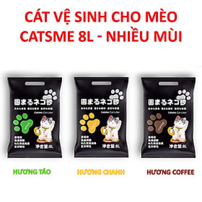 Cát Đất Sét Vệ Sinh Cho Mèo Catsme 8L Nhiều Mùi