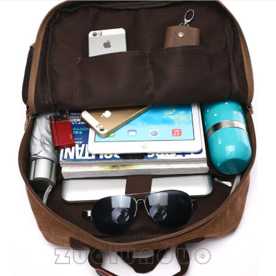 Balo nam thời trang vải canvas cao cấp phong cách mới 15,6"