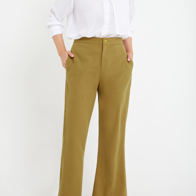 Áo sơ mi nữ cotton tay dài, có túi Maxivic, La Mộc - LM0122307