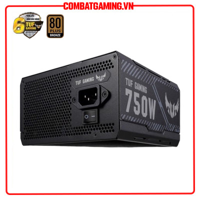 Nguồn Máy Tính Asus Tuf Gaming 750B - 750W 80 Plus Bronze Non Modular - Hàng Chính Hãng