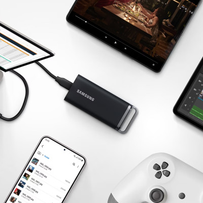 Ổ cứng di động SSD Samsung T9 Tốc độ đọc/ghi 2,000 MB/s 1,950 MB/s USB 3.2 Gen 2x2 - 1 Đổi 1 - Hàng chính hãng