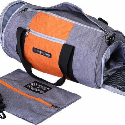 Túi Trống Simplecarry Gym Bag (23 x 42cm) - Grey/Orange