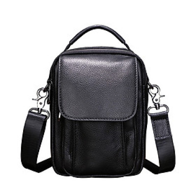 Túi đeo chéo nam DA BÒ THẬT – BEE GEE DCN9337