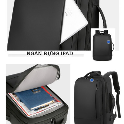 Balo nam thời trang cao cấp phong cách mới 15,6"