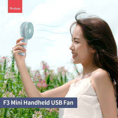 Quạt USB cầm tay Yoobao Y-F3 để bàn Trắng 3000mAh