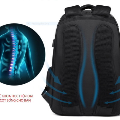 Ba lô nam thời trang cao cấp phong cách mới 15,6"