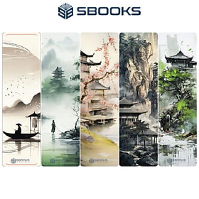 5 Cái Bookmark Kẹp Sách, Dấu Trang Hoạ Tiết Trung Hoa Cổ Đại  - SBOOKS