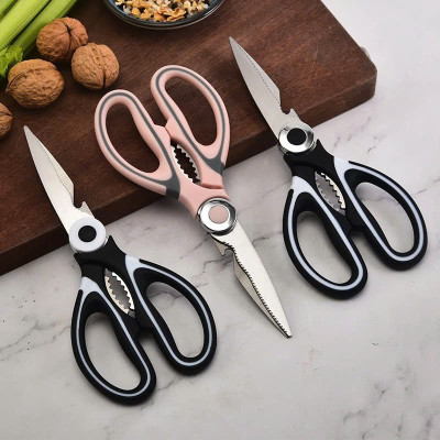 COMBO 2 Kéo Nhà Bếp Cắt Gà, Mổ Cá Đa Năng Thép Không Gỉ