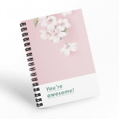 Sổ Lò Xo Bìa Cứng Minimalist B6 - Kẻ Ngang - 160 Trang 80gsm - The Sun 03