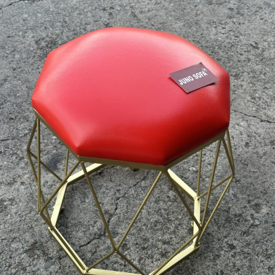 Ghế đôn kim cương nệm da Juno Sofa 30 x 30 x Cao 45 cm