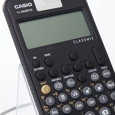 Máy Tính Casio FX-880BTG - Màu Đen + Bút Frixion Colors và G2 (Màu Mực Ngẫu Nhiên)