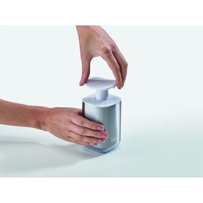 Bình đựng nước rửa tay cao cấp Joseph Joseph 001969 - Presto Steel Hygienic Soap Dispenser