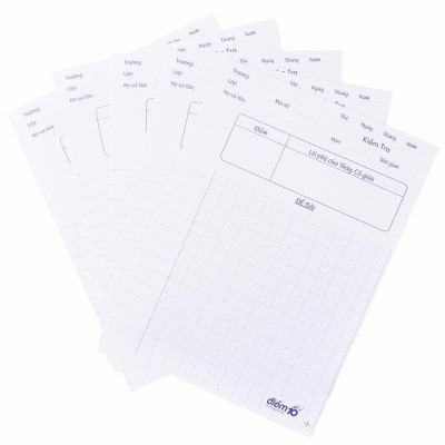 Giấy Kiểm Tra Điểm 10 5 Ôly - TP-GKT011