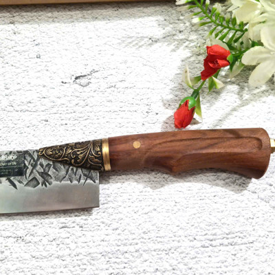 DAO BẾP - DAO THÁI HOA VĂN KHÂU ĐỒNG MÃ DT157