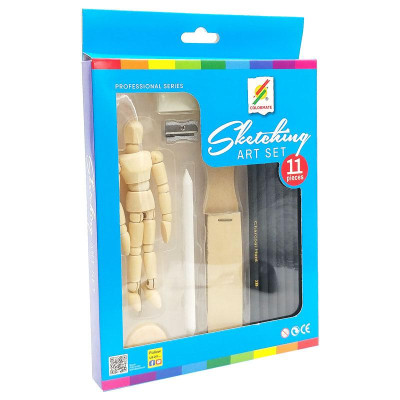 Bộ Chì Vẽ Phác Thảo - Colormate 112915 (11 Chi Tiết)