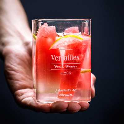 Ly thủy tinh vuông chịu nhiệt 400ml, 240ml