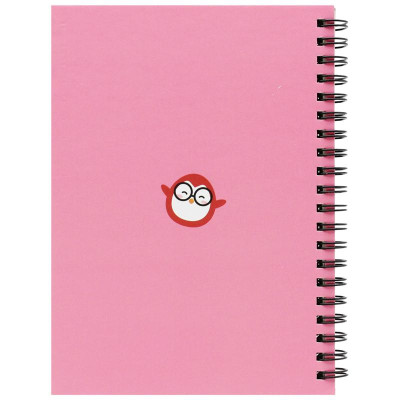 Sổ Lò Xo Bìa Cứng Penguin Cute B6 - Kẻ Ngang - 160 Trang 80gsm - The Sun 01