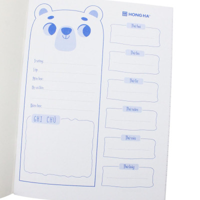 Tập Class Happy Day - 4 Ô Ly Ngang - 96 Trang 58gsm - Hồng Hà 0352 (Mẫu Bìa Giao Ngẫu Nhiên)