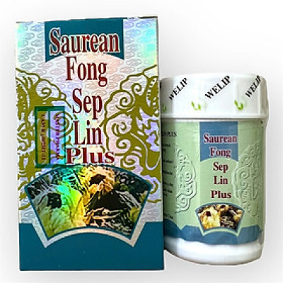Viên uống đau nhức xương khớp Tuyết liên phong thấp linh Saurean Fong Sep Lin Plus - Hộp 30 viên - Xuất xứ Malaysia - Mã số 1421