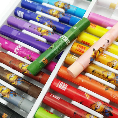 Hộp 24 Bút Sáp Dầu Minions - Hồng Hà 8133