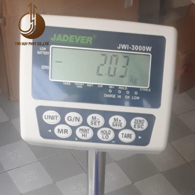 Cân Ghế Điện Tử JWI-3000W - Mặt Bàn Cân 400x500MM