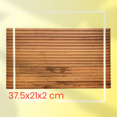 Khay gỗ xẻ rãnh để bánh mỳ, thực phẩm và làm thớt IBIE