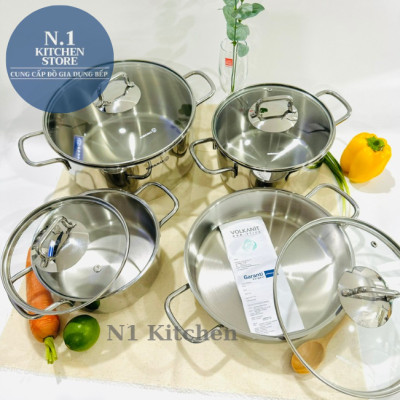 Bộ 4 nồi inox cao cấp Korkmaz Perla - A1606 - Hàng Chính Hãng