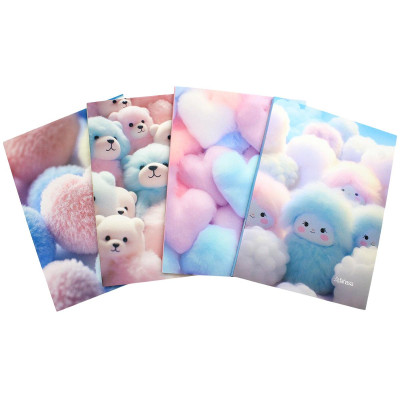 Tập Học Sinh Fluffy Pastel - 4 Ôly - 96 Trang 120gsm - The Sun (Mẫu Bìa Giao Ngẫu Nhiên)