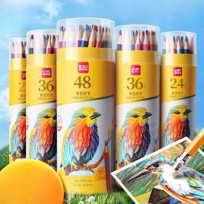 Bút chì màu chuyên nghiệp dạng cốc 24 MÀU Kèm Gọt