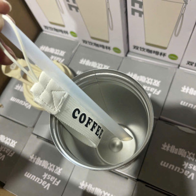 Ly Giữ Nhiệt Họa Tiết Cổ Điển CHAGEE Phong Cách Sang Trọng - 500ml Inox 316, Nắp Chống Tràn, Dây Đeo Tiện Lợi, Ống Hút - HÀNG CHÍNH HÃNG MINIIN