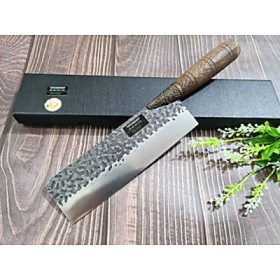 DAO BẾP - DAO THÁI HOA VĂN CAO CẤP MÃ A4 DT151 NT topcomshop vn