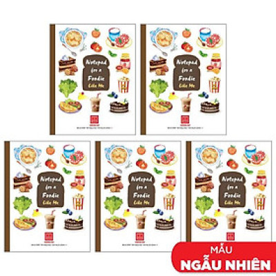 Combo 5 Vở Class Foody - 4 Ô Ly 96 Trang 58gsm - Hồng Hà 0310 (Mẫu Màu Giao Ngẫu Nhiên)