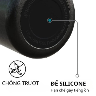 [Elemental chính hãng - Thương hiệu Mỹ] Ly Elemental DuoSip 350ml một trong hai vừa giữ nhiệt và làm mát bia, inox 304, an toàn sức khỏe