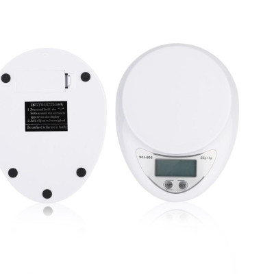Cân Điện Tử Nhà Bếp Mini Electronic Kitchen Scale Cân Thực Phẩm 5Kg – 1G Kèm Pin
