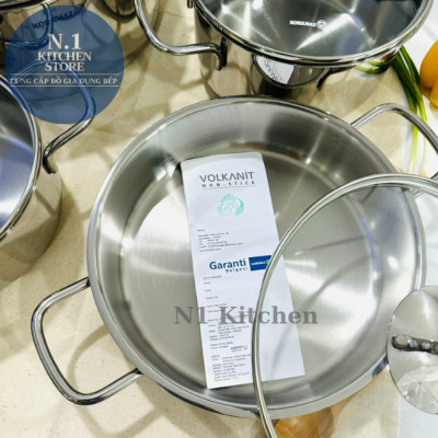 Bộ 4 nồi inox cao cấp Korkmaz Perla - A1606 - Hàng Chính Hãng