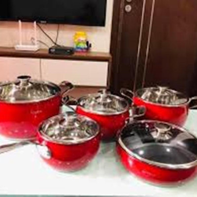 BỘ NỒI ARBER 5 CHIẾC INOX 304 AN06SMD hàng chính hãng