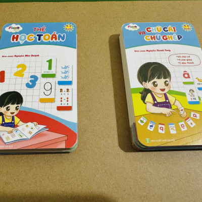 Flashcard- Bộ Thẻ học Toán giúp bé nhận biết mặt số và học tính dễ dàng