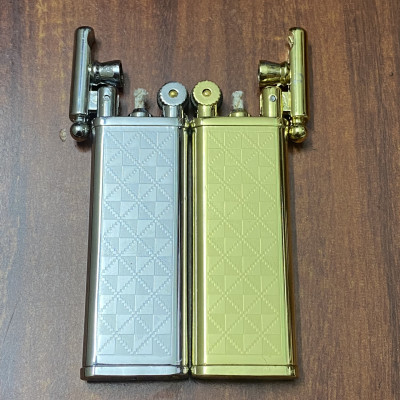 Vỏ Hột Quẹt Bật Lửa Xăng Đá HB101 Họa Tiết Kẻ Caro Độc Đáo Nhỏ Gọn Tiện Lợi - Nhiều Màu