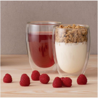 Bộ 2 cốc thủy tinh 2 lớp Bodum Pavina dung tích 450ml 4560-10