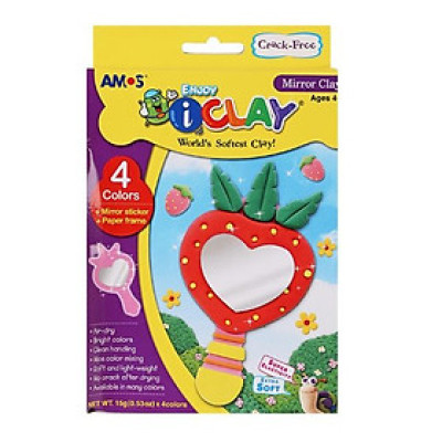 Hộp đất nặn nhập khẩu Hàn Quốc AMOS siêu nhẹ IC15P4MR