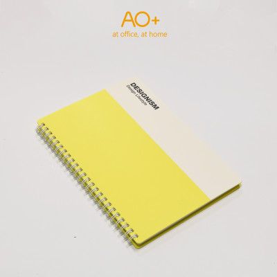 Sổ lò xo A5 kẻ ngang Designism AO+ 140 trang, nhiều màu sắc DN675