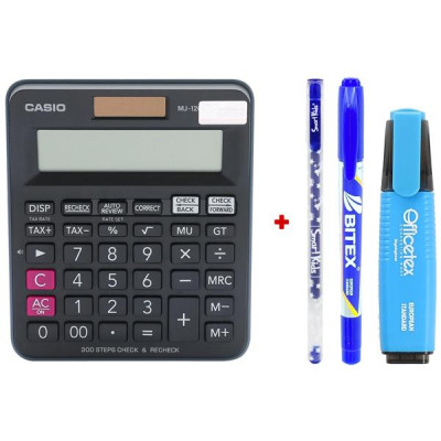 Máy Tính Văn Phòng Casio MJ 120D Plus - Kèm Quà Chất 04