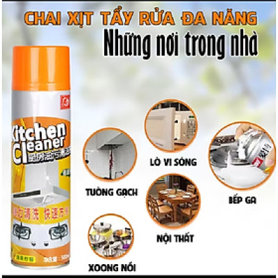 Chai xịt Tẩy rửa nhà bếp đánh bay mọi vết dầu mỡ 