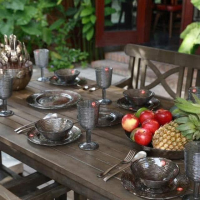 SET 18 MÓN BÁT/ĐĨA/LY VIOLA – SẮC XÁM SANG TRỌNG, CHUẨN ĐẲNG CẤP! Hàng chính hãng