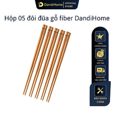 Đũa gỗ fiber mật độ cao DandiHome dùng được trong máy rửa bát - Bảo hành 3 năm 
