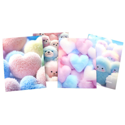 Tập Học Sinh Fluffy Pastel - 4 Ôly - 96 Trang 120gsm - The Sun (Mẫu Bìa Giao Ngẫu Nhiên)