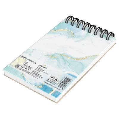 Sổ Lò Xo Bìa Cứng Marble B7 - Không Kẻ Có Chấm - 160 Trang 80gsm - The Sun 03