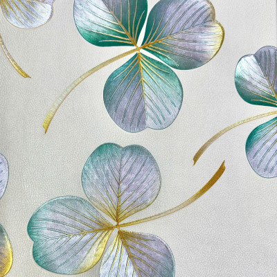 Khăn trải bàn W.751 90x150 cm, hoa văn nổi - nhũ vàng sang trọng không thấm nước, dễ làm sạch